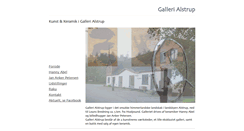 Desktop Screenshot of gallerialstrup.dk